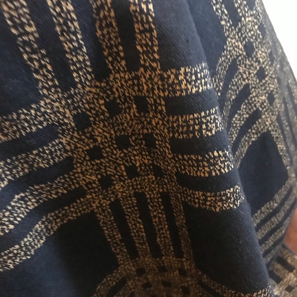 Eclipse Tartsn Stripes Black Gold elastic waistband Mini Skirt size Small - Picture 6 of 11